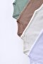 100% Organic Cotton 4-Piece Jacquard Baby Bodysuit Set - Ecru, White, Light Green, Taupe - 3