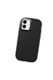 iPhone 16 Plus Compatible Black Soft Silicone Phone Case with Camera Protection Patterned