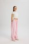 Scarlet Pink Cropped Tracksuit Set - 3