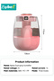 2L Ultrasonic Air Humidifier, Baby Humidifier for Bedroom Baby Room with UV Disinfection Light, Dual - 8