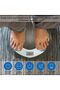 Weight Scale with Digital LED Display Ultra Slim Round Bathroom & Home Scale - 4