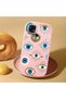Redmi 10C Compatible Shock-Absorbing Camera Protected Pink Silicone Case Evil Eye Charm - 2