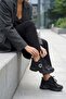 Sharon Imported Special Series Hidden Padded Women's Sneakers Black - 2