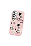 Pink Silicone Case Star Pattern with Shock-Absorbing Camera Protections Compatible with Samsung Galaxy A13 4G/5G - 3