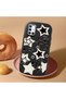 Samsung Galaxy A51 4g Compatible Shock-Absorbing Camera Protected Black Silicone Case Star Pattern - 2