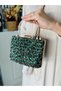 Women's Stone-Embellished Handbag and Long Chain Strap Bucket Model Evening Dress Bag (Wedding Engagement Marriage Prom Graduation) - 5