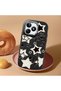 Realme Note 50 Compatible Shock-Absorbing Camera Protected Black Silicone Case Star Pattern - 2