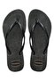 Black Slim Gloss Women's Flip Flops Slipper