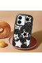 Vivo Y77T/Y78M Compatible Shock-Absorbing Camera Protected Black Silicone Case Star Pattern - 2