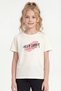 Round Neck Print Detailed Girls' T-Shirt