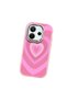 Redmi Note 14 4g Compatible Shock-Absorbing Camera Protected Pink Silicone Case Heart Pattern - 4