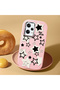 Poco X5 Pro 5g Compatible Shock-Absorbing Camera Protected Pink Silicone Case Star Pattern - 2