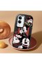 Vivo Y19S Gt Compatible Shock-Absorbing Camera Protected Black Silicone Case Mickey Patterned - 2