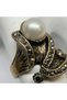 Bronze Jewelry Authentic Baroque Pearl Curved Model Adjustable Vintage Women's Ring - 2