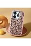 Tecno Spark 10 Pro(Ki7) Compatible Shock-Absorbing Camera Protected Pink Silicone Case Leopard Printed I - 2