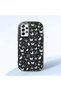 Samsung Galaxy A52/A52S Compatible Shock-Absorbing Camera Protected Black Silicone Case Butterfly Patterned