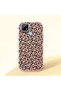 Realme C21 Compatible Shock-Absorbing Camera Protected Pink Silicone Case Leopard Printed I