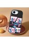 iPhone 16E Compatible Shock-Absorbing Camera Protected Black Silicone Case Stitch Patterned - 2