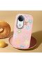 Vivo V50 Compatible Shock-Absorbing Camera Protected Pink Silicone Case Floral Print - 2