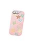 Pink Silicone Case with Shock-Absorbing Camera Protections Compatible with iPhone 7 Plus/8 Plus Floral Print - 3