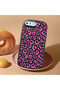 Black Silicone Case with Shock-Absorbing Camera Protections Compatible with iPhone 7 Plus/8 Plus Leopard Printed I - 2