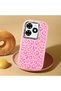 Infinix Hot 40I Compatible Shock-Absorbing Camera Protected Pink Silicone Case Leopard Printed I - 2