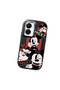 Vivo Y16/Y02S Compatible Shock-Absorbing Camera Protected Black Silicone Case Mickey Patterned - 3