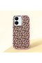 Vivo Y77T/Y78M Compatible Shock-Absorbing Camera Protected Pink Silicone Case Leopard Printed I