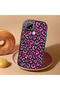 Realme C21 Compatible Shock-Absorbing Camera Protected Black Silicone Case Leopard Printed I - 2