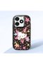 Tecno Spark Go 2024(Bg6) Compatible Shock-Absorbing Camera Protected Black Silicone Case Kitty