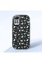 Redmi Note 12 Pro 4g Compatible Shock-Absorbing Camera Protected Black Silicone Case Butterfly Patterned