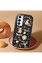 Samsung Galaxy A16 4G/5G Compatible Black Silicone Case with Shock-Absorbing Camera Protections Stylish Print - 2