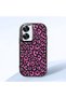 Realme C55 Compatible Shock-Absorbing Camera Protected Black Silicone Case Leopard Printed I