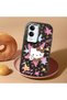 Vivo Y04/Y04S Compatible Shock-Absorbing Camera Protected Black Silicone Case Kitty - 2