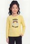 Round Neck Print Detailed Long Sleeve Girls' Sweatshirt - 2