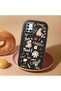 Samsung Galaxy A51 4g Compatible Shock-Absorbing Camera Protected Black Silicone Case Stylish Printing - 2