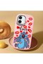 iPhone 17 Compatible Shock-Absorbing Camera Protected Pink Silicone Case Stitch Patterned - 2