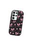 Samsung Galaxy S23 Ultra Compatible Shock-Absorbing Camera Protected Black Silicone Case Bowknot Patterned - 3