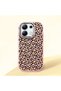 Redmi Note 13 4g Compatible Shock-Absorbing Camera Protected Pink Silicone Case Leopard Printed I