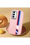 Samsung Galaxy A25 Compatible Shock-Absorbing Camera Protected Pink Silicone Case Bmw Patterned - 2