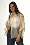 Women's Oversized Silk I Short Sleeve Shirt - 3