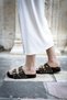 Women's Double Buckled Comfortable Sole with Butterfly Accessories Daily Summer Wear Slipper - 6