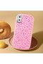 Pink Silicone Case with Shock-Absorbing Camera Protections Compatible with iPhone X/Xs Leopard Printed I - 2