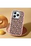 Realme Note 60/60X Compatible Shock-Absorbing Camera Protected Pink Silicone Case Leopard Printed I - 2