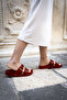 Women's Double Buckled Comfortable Sole with Butterfly Accessories Daily Summer Wear Slipper - 5