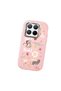 Mi 15t Pro Compatible Shock-Absorbing Camera Protected Pink Silicone Case Stylish Print - 3