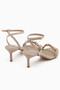 Kasia Bej Buckled Women Heeled Shoes - 6