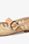 Anjali Women's Knitwear Ballet Flats - Beige Straw - 7
