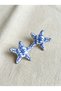 Traditional Patterned Star Formed Women's Earrings