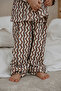 Dalga Patterned Collar Detail Children's Pajama Set - 3